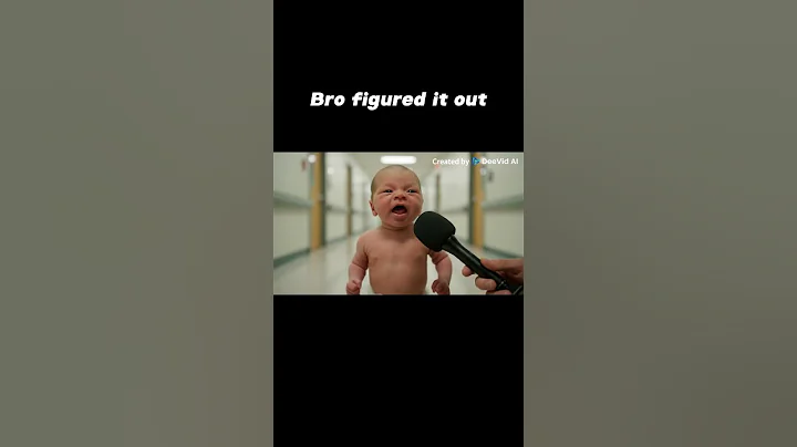 Reporter Interviews Baby… Regrets It Instantly 💀 #babytalk #babyshorts #babyinterview #viral #shorts