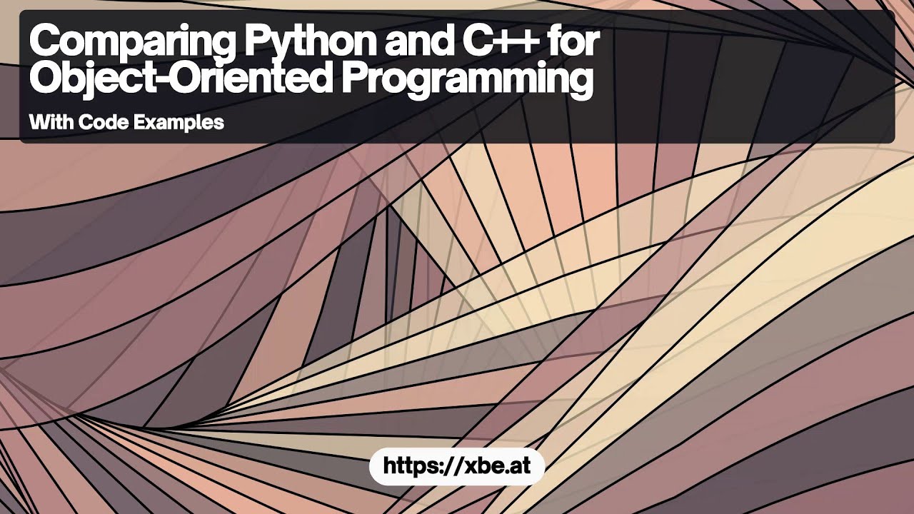 Comparing Python and C++ for Object Oriented Programming - YouTube