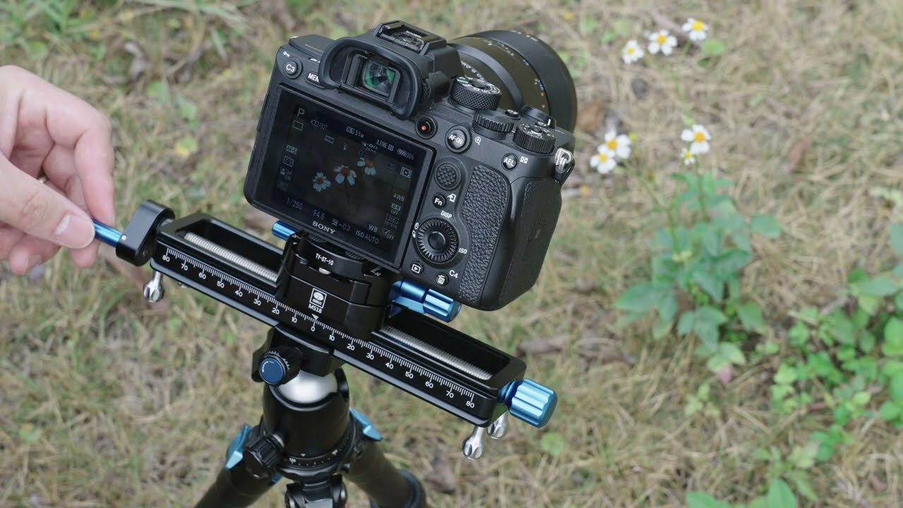 Goshyda Curseur de Rail Macro, Curseur de Rail Macro MFR-150s 150mm en  Alliage D'aluminium Noir Curseur de Rail de Vitesse de Photographie avec  Longue