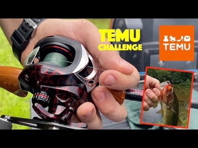 TEMU Bass Fishing vs Bass Pro Baitcaster Combo - Fishing for