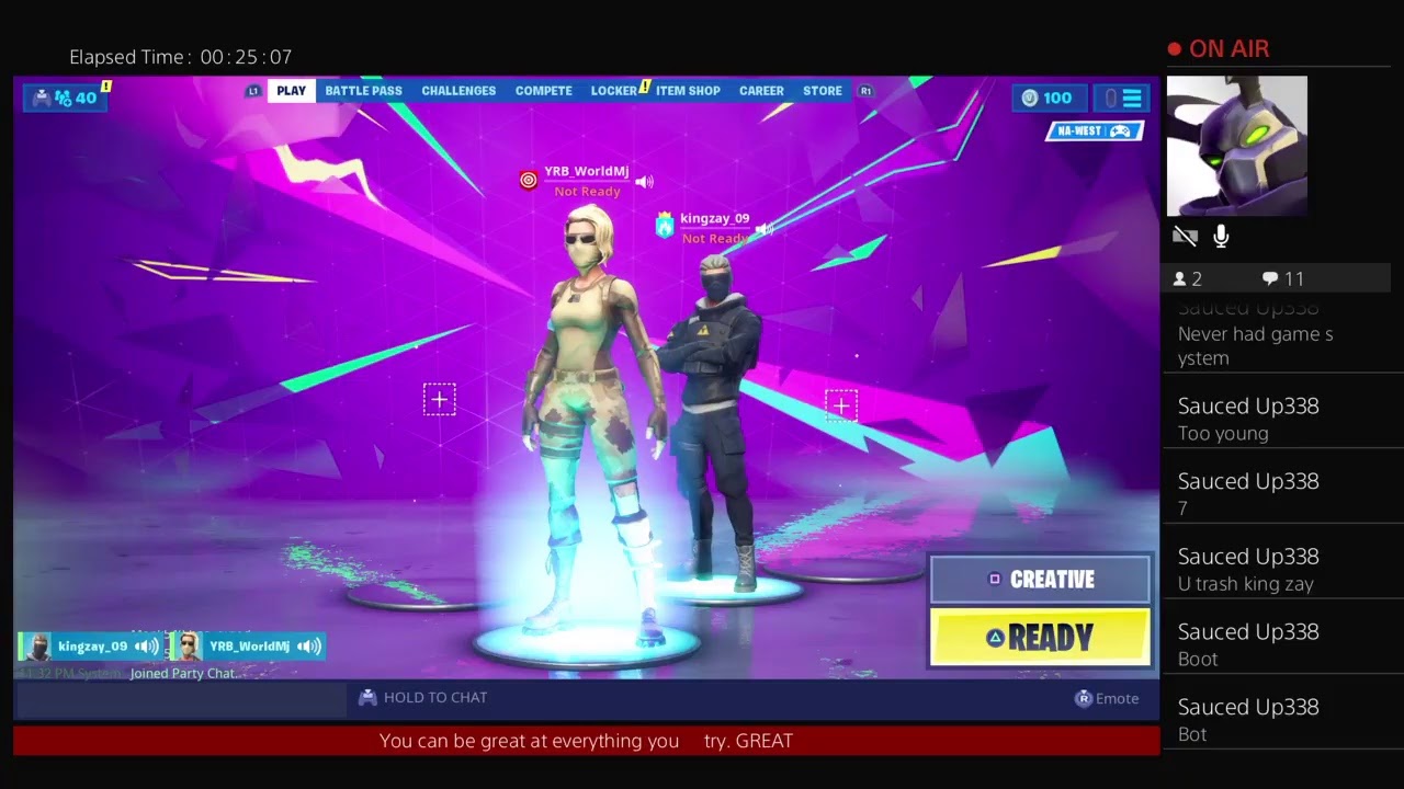 Fortnite BR live stream - YouTube