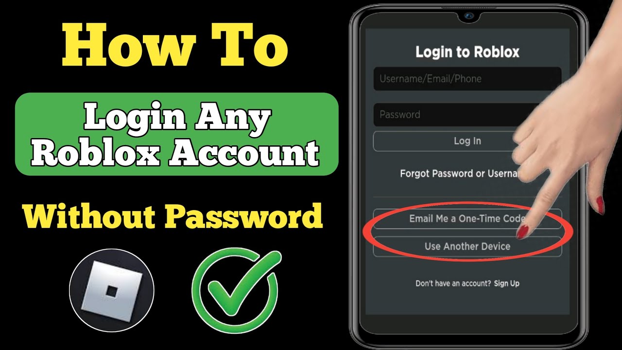 How To Login Your Roblox Account Without Password On Other Device(New  Update 2023)Roblox Quick Login 