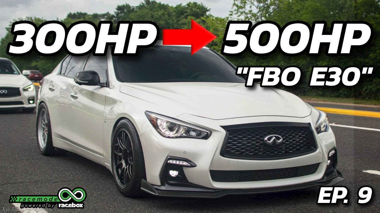 BEST VR30 SETUP! B6A Flex Fuel Kit Install & Dyno "FBO E30" Q50 [RACEBOX Q50 Ep 9]