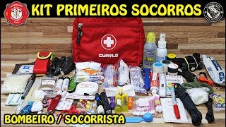 KIT DE PRIMEIROS SOCORROS COMPLETO DE UM BOMBEIRO - AVANÇADO