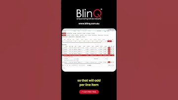 How to Duplicate Line Items, Add Notes, Accessories & Fitting Fees in BlinQ Software