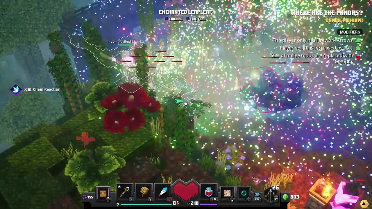 Fireworks? (Minecraft Dungeons)