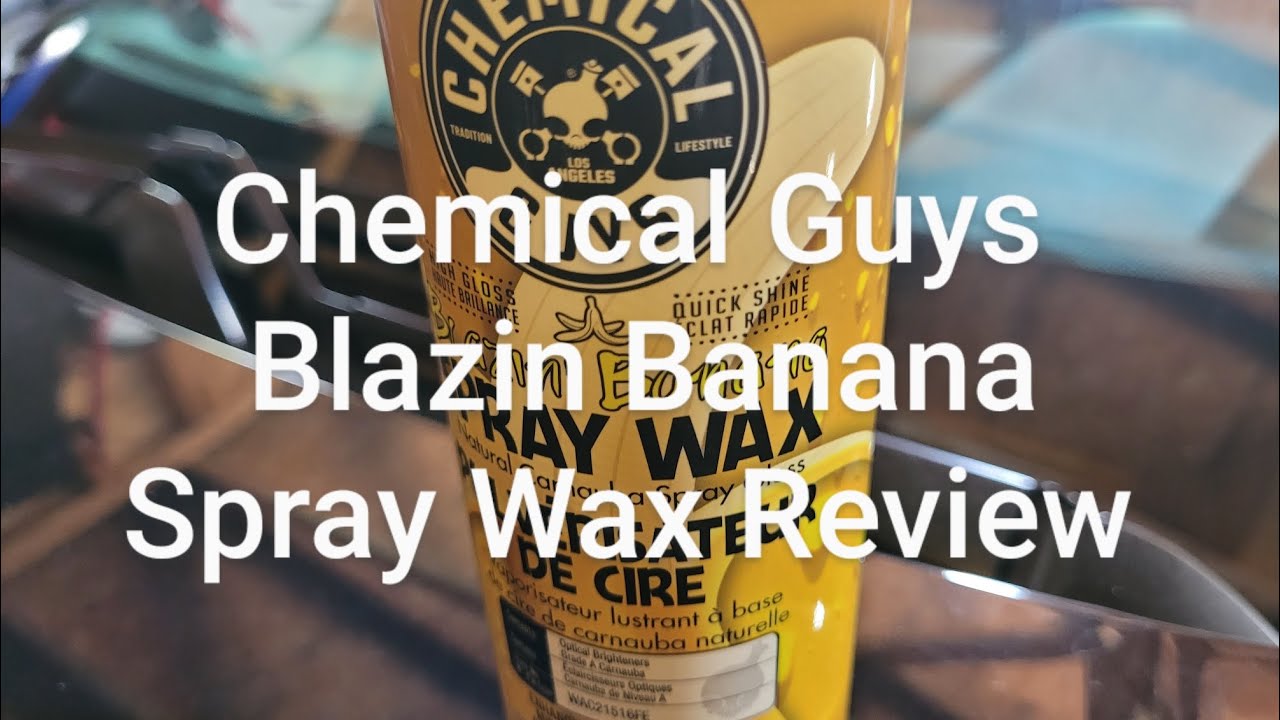 Used some chemical guys blazin banana spray wax and it worked