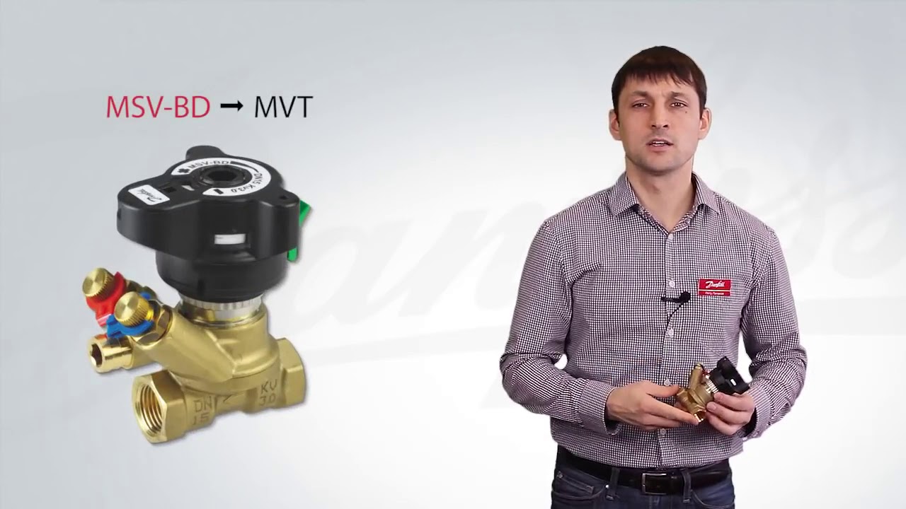 Ручные балансировочные клапаны Danfoss Гидравлическая балансировка ...