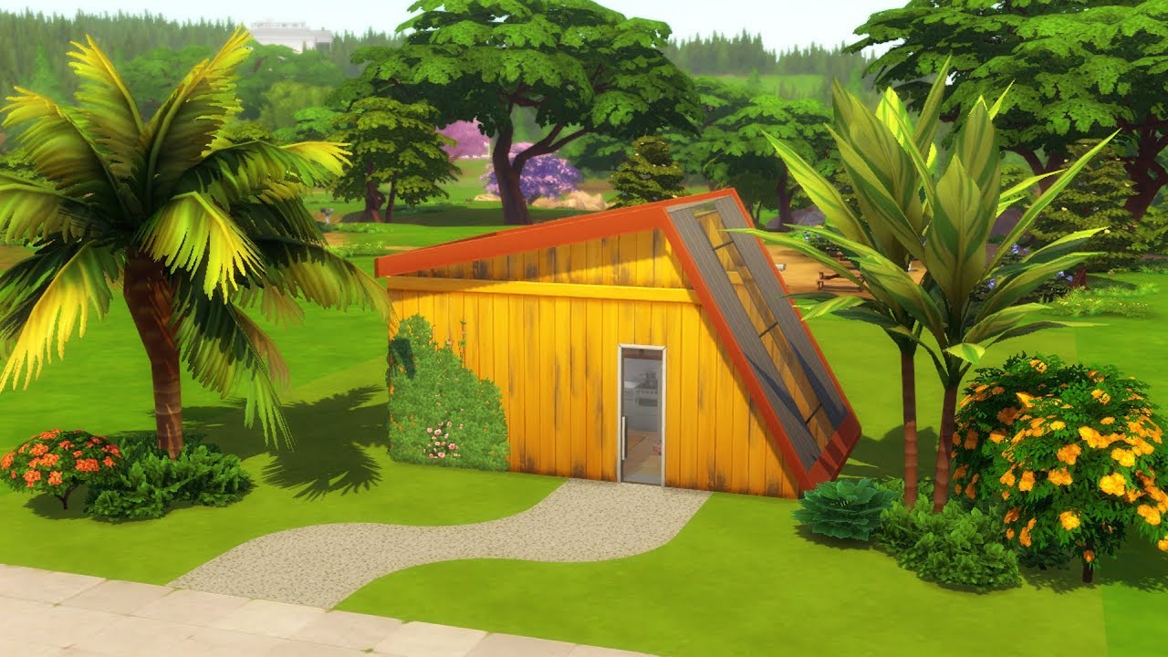 The Sims 4 - Tiny Home | Speed Build | Tiny House Building - YouTube