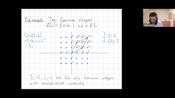 Abstract Algebra 78: The ring of Gaussian integers