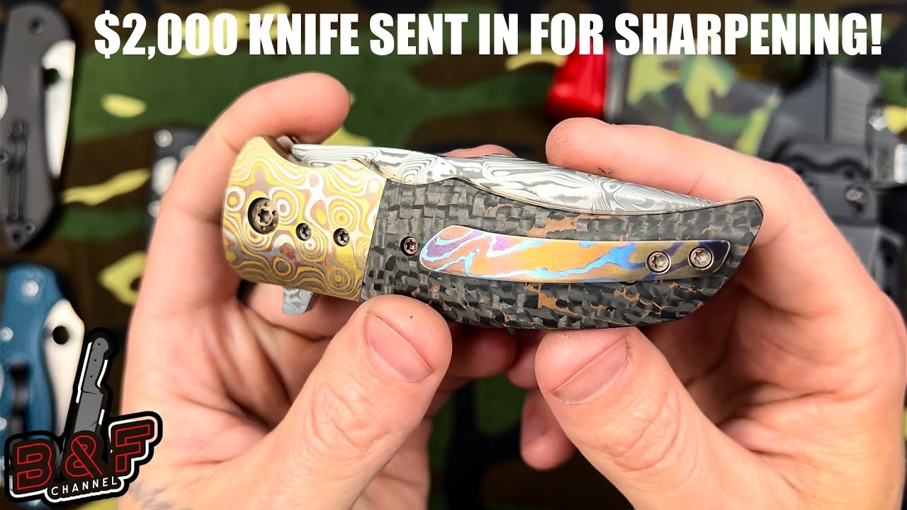 O’HARE CUSTOM KNIFE IN FOR SHARPENING + MICROTECH STITCH RAMLOK UPDATE