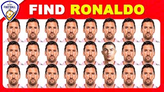 GUESS THE PLAYER? CAN YOU FIND THE INTRUDER! ⚽ RONALDO, MESSI, Neymar, MBAPPE  | FOOTBALL QUIZ 2024