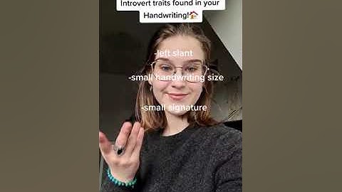 Introvert Traits hidden in HANDWRITING! 🏠#youtubeshorts #shorts