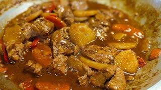 (VLOG EPISODE 6) pork guisado recipe fiesta style #youtubevideo #pinoyfood #foodie #cookingathome