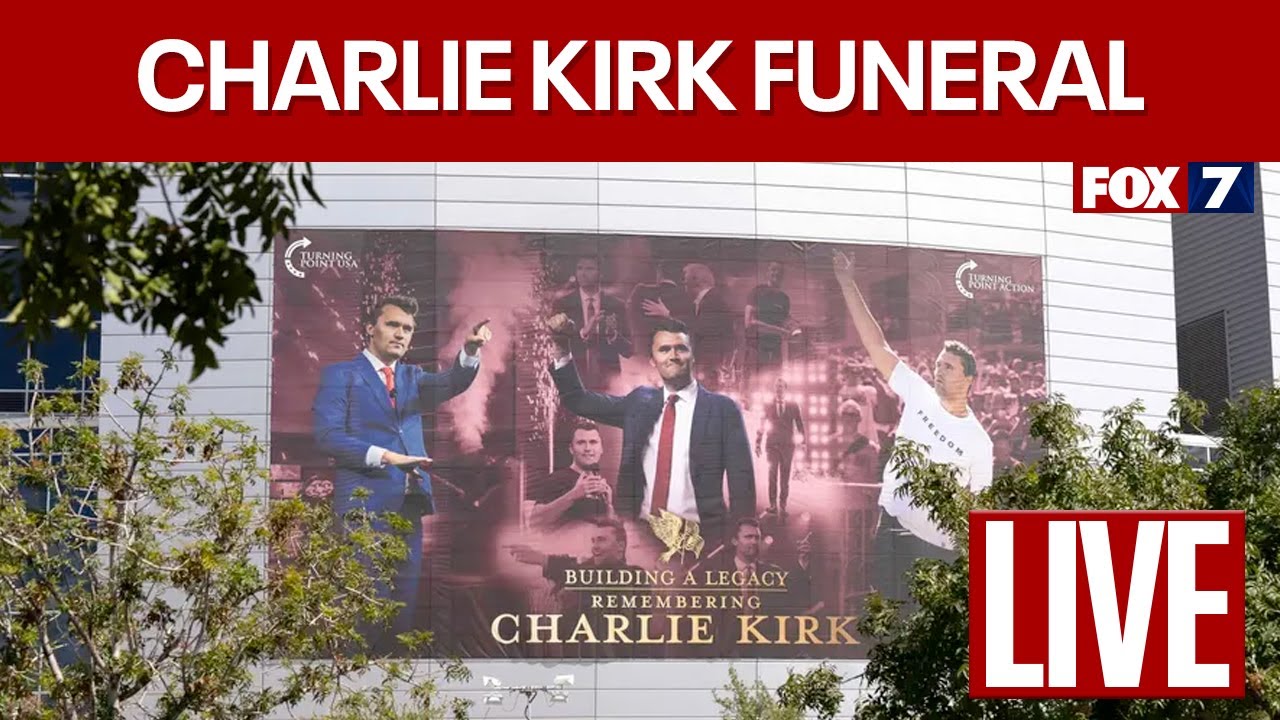 🔴LIVE: Charlie Kirk Funeral | FOX 7 NEWS - YouTube