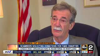 12 scams of Christmas: Fake & misleading charities soliciting donations
