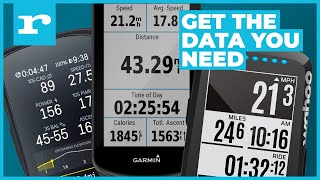 Bike computer setup: How to choose what you see when you're riding