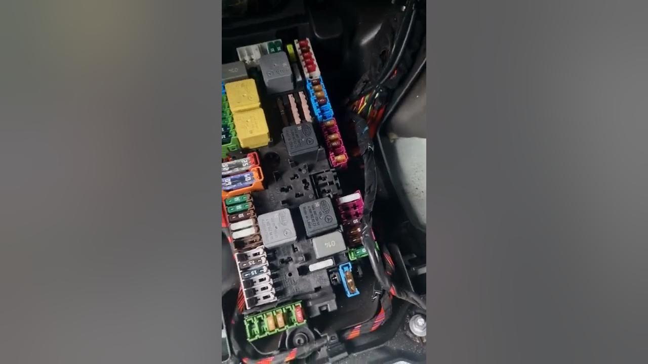 MERCEDES SPRINTER 2018 TO 2023 FUSE AND RELAY BOX LOCATION YouTube