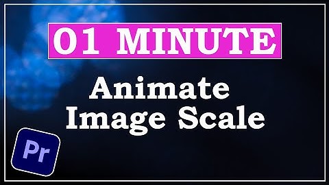 How to Animate Increasing Image Size | Animate Scale