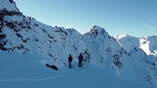 Scouting lines in Montafon