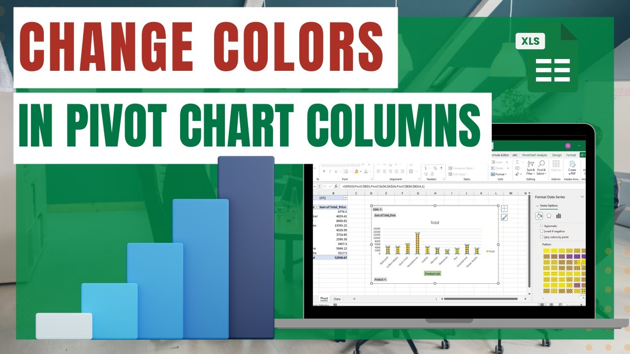 How to Change Colors in Pivot Chart Columns #excel #exceltutorial # ...