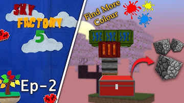 SkyFactory 5 ( Infinite Cobblestone & More Colors ) Ep 2- Sky Factory