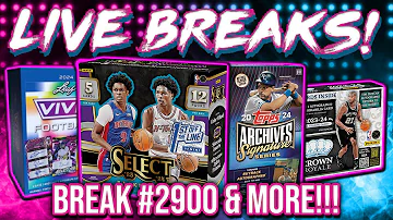 SATURDAY NIGHT BREAKS!! |  Break #2900!!! Crown Royale + Vivid FB + Bowman + More! (RGL #2900-2910)