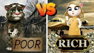 My talking Angela 2 || My Tom 2 || POOR vs RICH