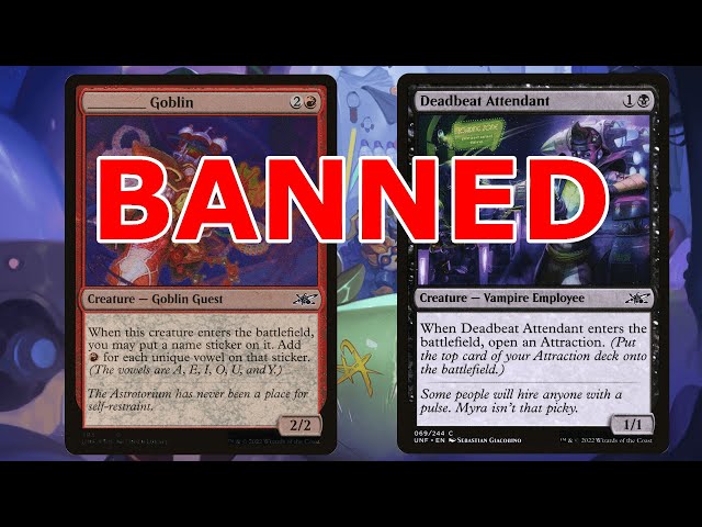 HUGE BANS CHANGE LEGACY!  All Stickers and Attractions Banned (Legacy Name Sticker Goblin Ban- MTG) class=