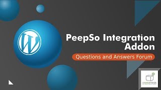The Questions and Answers PeepSo Social Network Integration Addon for WordPress by CreativeMinds