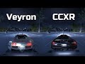 Bugatti veyron vs koenigsegg ccxr  need for speed carbon drag race