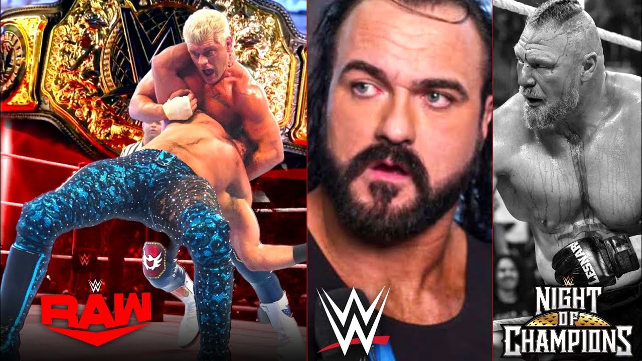 Rollins Vs Cody MAIN EVENT Tomorrow On Raw !? | Drew McIntyre BAD NEWS, Brock Vs Cody | WWE News