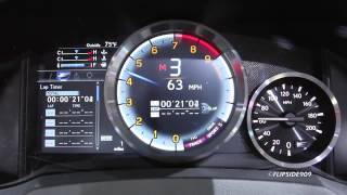 2015 Lexus RC F Gauges In Action   '14 NAIAS Detroit