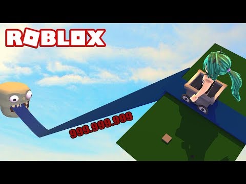 Tobogan De Slime Contra Zombie A 999 999 999 Metros En Roblox - carrera de 999 999 999 metros en roblox youtube