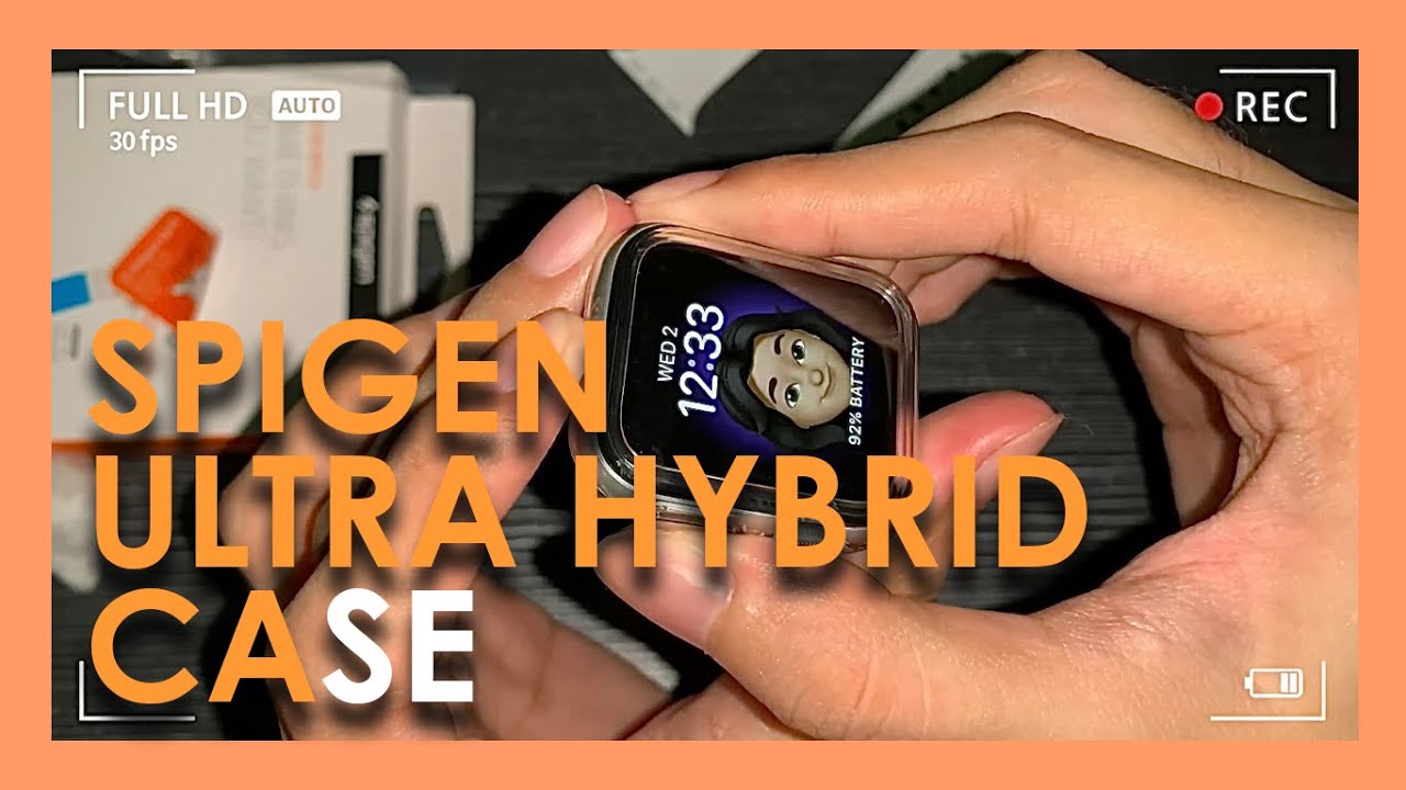 Spigen Ultra Hybrid Designed for Apple Watch Screen Protector Case Series  SE2/6/SE/5/4 (40mm) - Crystal Clear