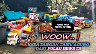 Kedatangan truk baru dari pulau dewata BALI 🤫 || versi miniatur truk ||