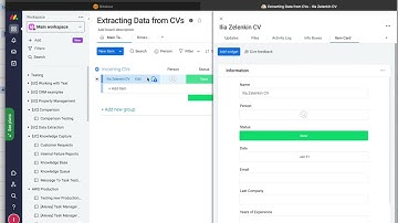 Use monday.com and work with CV? Extract key information automatically to your tasks