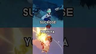 Genshin Impact 1 VS 1  #shorts #genshinimpact #1vs1 #yoimiya #sucrose