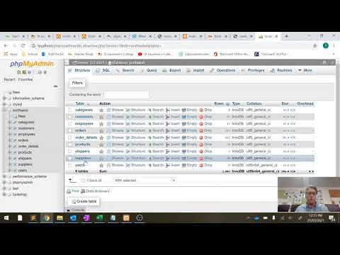 The Northwind Shop Web Application: Part 1 - Database overview in MySQL