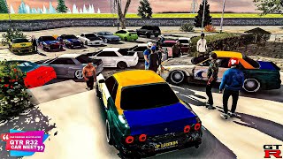 GTR R32 Car Meet Event and Drifting | Car Parking Multiplayer