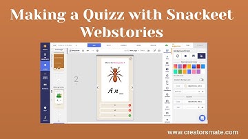 Snackeet Webstories: Building A Quizz