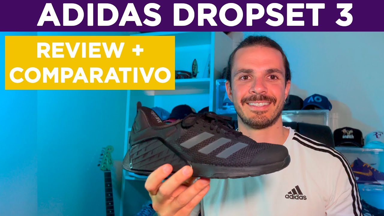 TÊNIS ADIDAS DROPSET 3  - REVIEW COMPLETO + COMPARATIVO