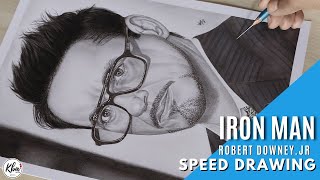 IRONMAN | ROBERT DOWNEY.JR | SPEED DRAWING screenshot 3