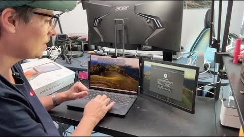 MAGICRAVEN Laptop Screen Extender 14" 1080P IPS – Dual Screen Portable Monitor for Travel