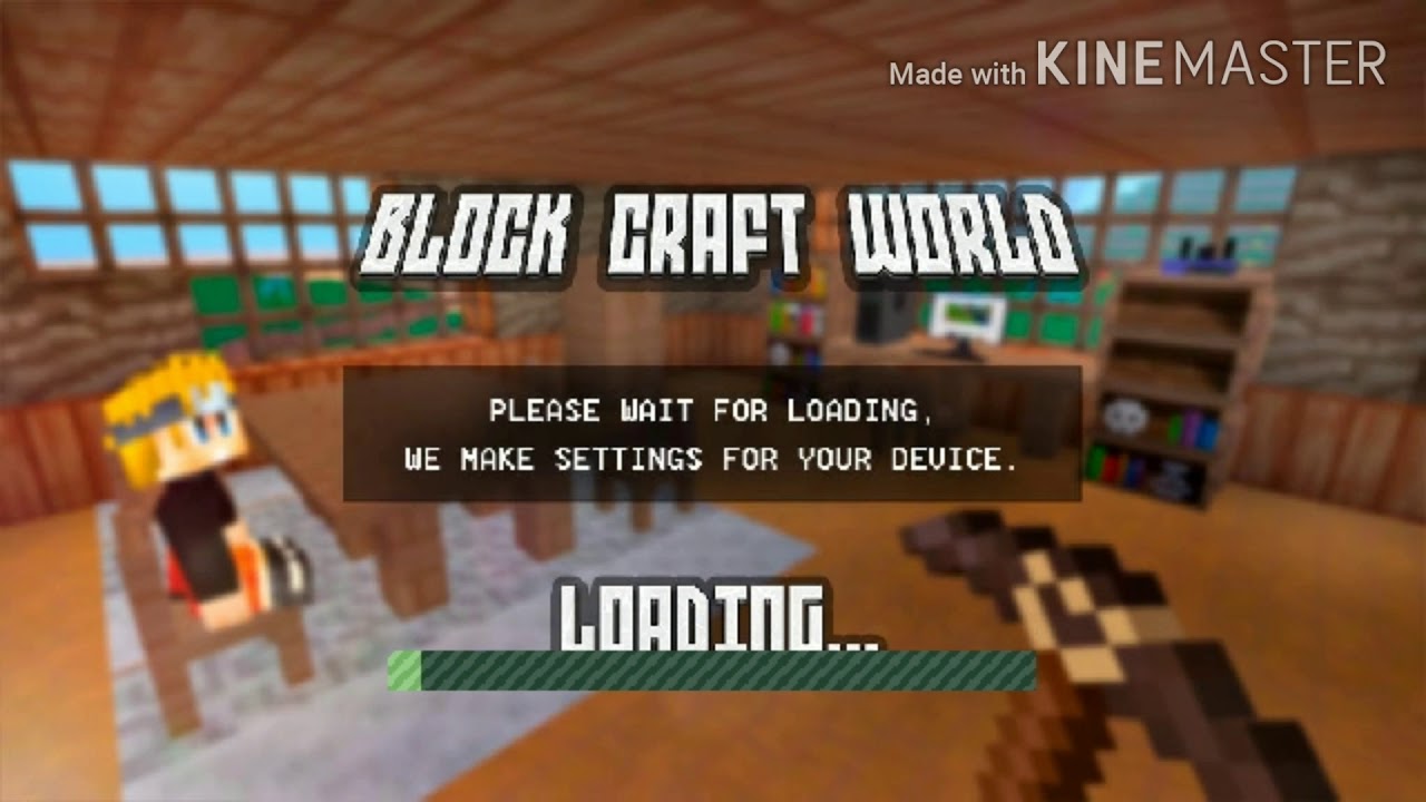 Block Craft World 3D Let's Play 1 Going through frame rate woods