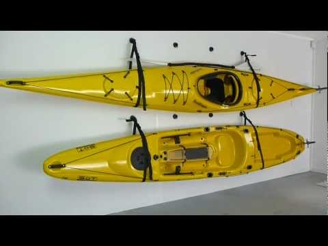 How to Store a Kayak with the RAILBLAZA StarPort Wall Sling