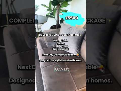 Luxury Living Room Package with Next Day Delivery | Oda Life