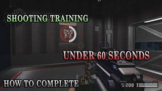 WARFACE - HOW TO FINISH NEW SAFE HOUSE SHOOTING TRAINING UNDER 60 SECONDS