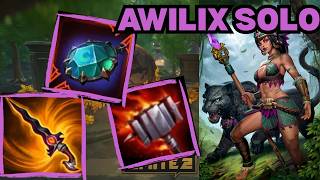 You Move Like A Jaguar!! - Awilix Troll Thursdays Deity Solo Smite 2 Gameplay