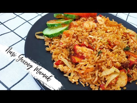 Nasi Goreng Ayam Mamak Resepi Mamak Style Fried Rice Recipe Youtube